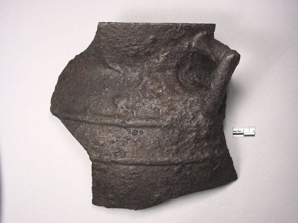 Image of iron pot after conservation