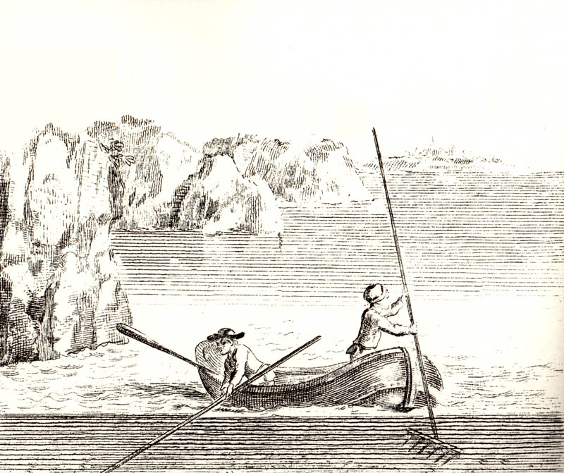 Image of oystering, from Diderot